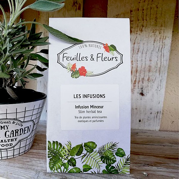 Tisane BIO Minceur Feuilles et Fleurs ile Maurice